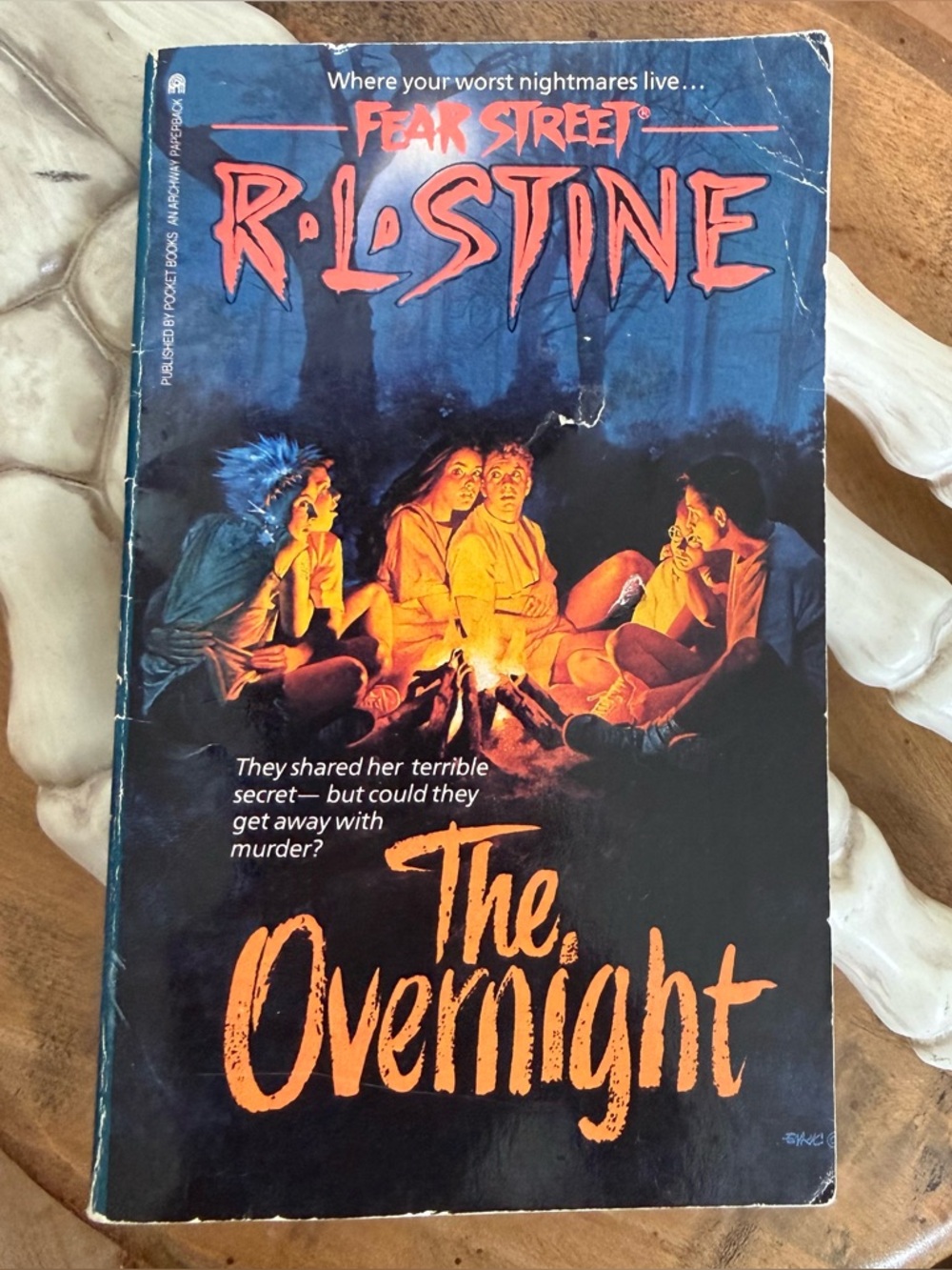 Vintage 80s R.L. Stine Fear Street Book 3 The Overnight Young Adult Horror